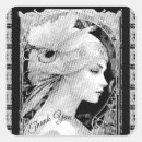 Search for art deco floral stickers Blue