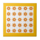 Search for orange patterned tiles Vintage