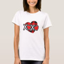Search for xoxo tshirts Red heart