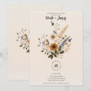 Search for wild flowers wedding invitations Garden