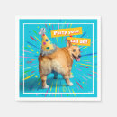 Search for corgi napkins Birthday