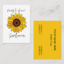 Search for sunflower business cards Yellow flower