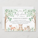Search for neutral baby boy shower invitations Forest