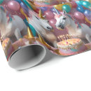 Search for unicorn birthday wrapping paper White