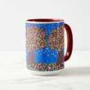 Search for abstract tree mugs Blue