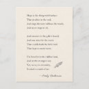 Search for emily postcards Poem