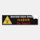 Search for operator bumper stickers Ham