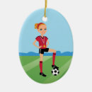 Search for girls soccer christmas tree decorations Sport