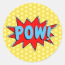 Search for comic pow stickers Zap