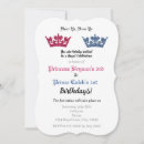 Search for prince or princess invitations Party