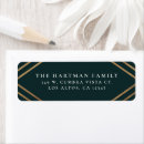 Search for dark teal return address labels Modern