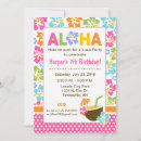 Search for luau pool party invitations Pink