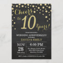 Search for 10 year wedding anniversary invitations 10th anniversary party
