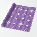 Search for purple snowflake wrapping paper Winter