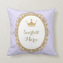 Search for purple and gold cushions For kids