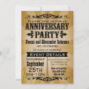 Search for country western anniversary invitations Vintage