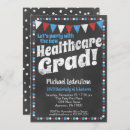 Search for red and blue graduation invitations Graduate