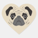 Search for pug silhouettes stickers Cute