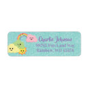 Search for kawaii return address labels Rainbow