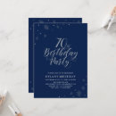 Search for 70th birthday invitations Typography
