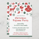 Search for pj christmas invitations Christmas pajama party
