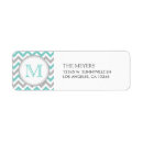Search for modern chevron return address labels Chic