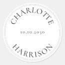 Search for name tag stickers Black and white