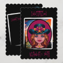 Search for caricature invitations For her