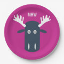 Search for moose paper plates Animals