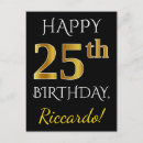 Search for twenty five years postcards 25th birthday
