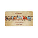 Search for holiday business labels Bird