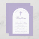 Search for lavender christening invitations Calligraphy