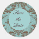 Search for aqua damask stickers Party