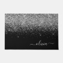 Search for glitter doormats Girly