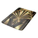 Search for black gold art deco bath mats Luxury