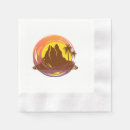 Search for palm tree napkins Tropical island