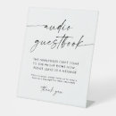 Search for audio guestbook wedding signs Minimalist