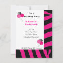Search for zebra design invitations Black