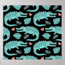 Search for cute alligator posters Pattern