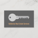 Search for house key real estate business cards Modern