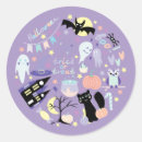 Search for black owl stickers Trick or treat