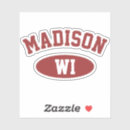 Search for madison wisconsin stickers Typography