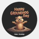 Search for happy groundhog day stickers Funny