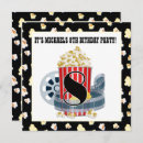 Search for cute movie party invitations Theatre