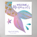 Search for mermaid party posters Rainbow