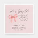 Search for tying the knot napkins Pink