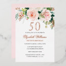Search for foil 50th birthday invitations Fiftieth