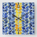 Search for blue and yellow clocks Minimalist