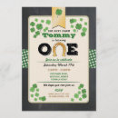 Search for st patricks 1st birthday invitations Lucky