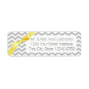Search for yellow chevron return address labels Trendy